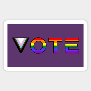 VOTE with Pride Sticker